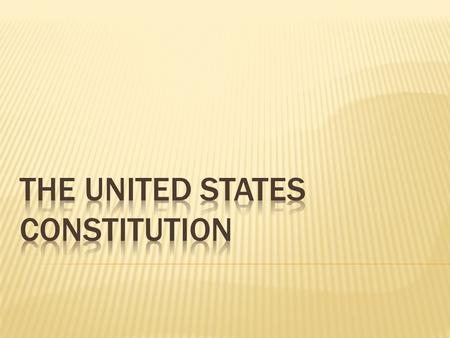 ARTICLE I LEGISLATIVE ARTICLE II EXECUTIVE  Section 1  “legislative Powers herein granted shall be vested in a Congress of the United States”  Section.