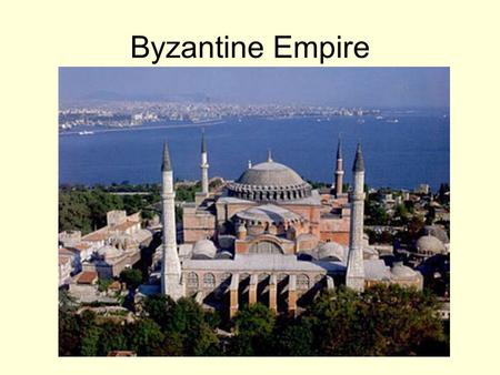 Byzantine Empire. The Roman Emperor Constantine started the Byzantine Empire when he moved the capital of Rome to Byzantium (Today the city is called.