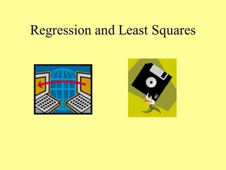 Regression and Least Squares The need for a mathematical construct… Insert fig 3.8.