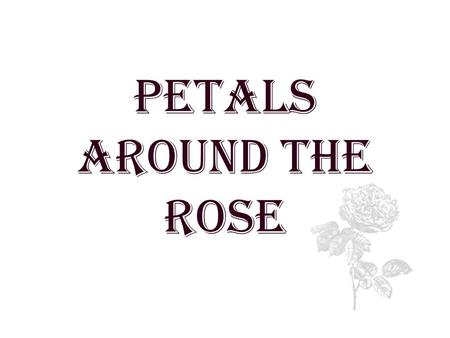 Petals Around the Rose. The Rules: The name of the game is petals around the rose. The name of the game is important. The answer is either zero or even.