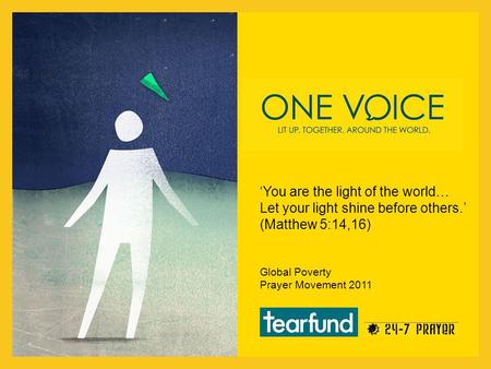 ‘You are the light of the world… Let your light shine before others