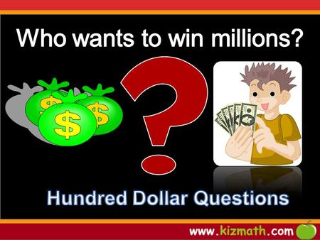 $100 $200 $300 $400 $100 $200 $300 $400 $300 $200 $100 Skip counting in twos Even or Odd numbers Add & tell if even or odd Add & make numbers Counting.