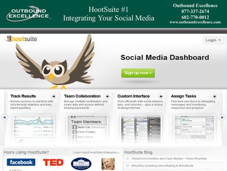HootSuite #1 Integrating Your Social Media. HootSuite: Integrating & Automating Your Social Media #1 Integrated Dashboard View LI + TW + FB WPB #2 Automated.