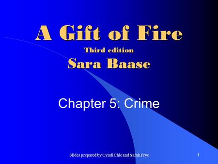 SARA BAASE SARA BAASE