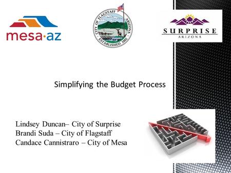 Simplifying the Budget Process