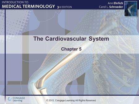 © 2015, Cengage Learning. All Rights Reserved. The Cardiovascular System Chapter 5.