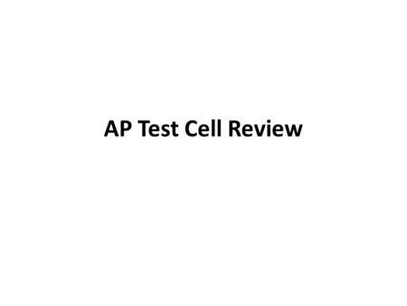 AP Test Cell Review Basic Definitions A cell is the basic unit of life. All living things are made of cells. Inside cells are organelles, which are small,
