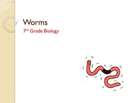 Worms 7th Grade Biology.