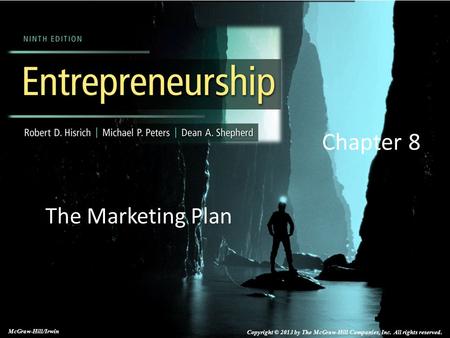 Chapter 8 The Marketing Plan McGraw-Hill/Irwin