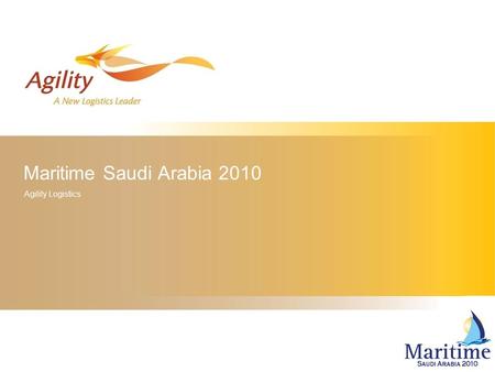 Maritime Saudi Arabia 2010 Agility Logistics.