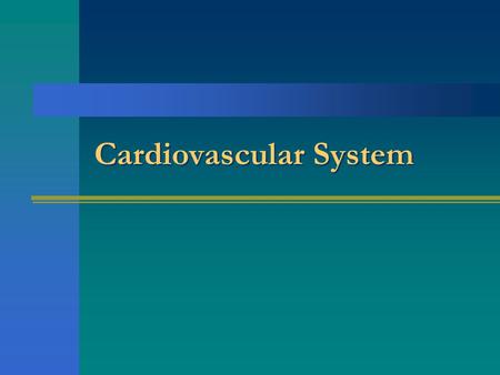 Cardiovascular System. Overview of the Cardiovascular System Consists of the Heart, Blood Vessels, and Blood of the body. The Heart beats over 100,000x.