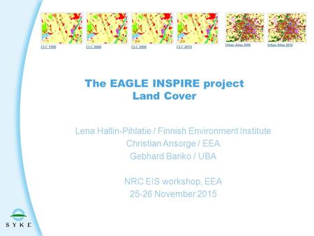 The EAGLE INSPIRE project Land Cover