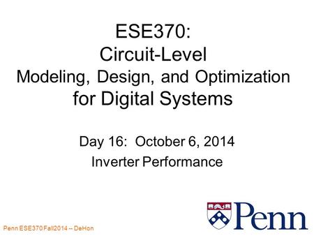 Day 16: October 6, 2014 Inverter Performance