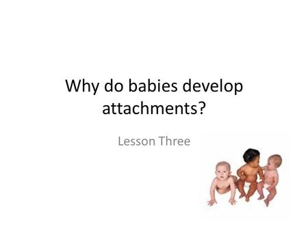 Why do babies develop attachments? Lesson Three. Starter Key terms test – you want to earn yourselves a ‘Social Sciences Super Speller’ Sticker!