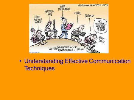 Understanding Effective Communication Techniques.