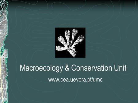 Macroecology & Conservation Unit www.cea.uevora.pt/umc.