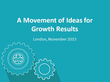 5th November, Roundtable WAGGGS Projects as a pathway to growth.