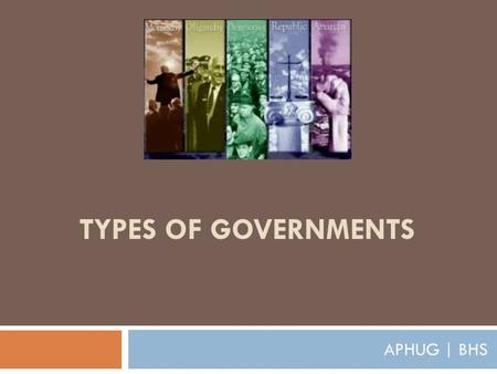 Types of Governments APHUG | BHS.