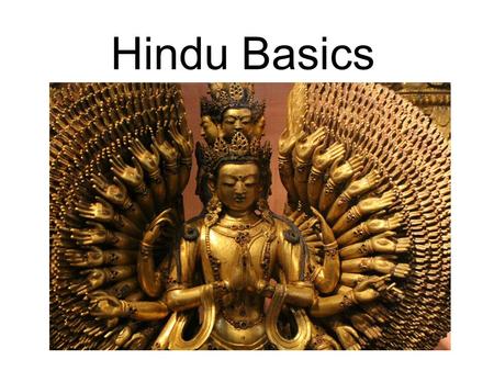 Hindu Basics.