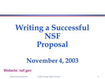 How to write nsf grfp proposal