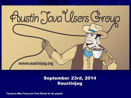 September 23rd, 2014 #austinjug Thanks to Mike Perez and Chris Ritchie for the graphic.