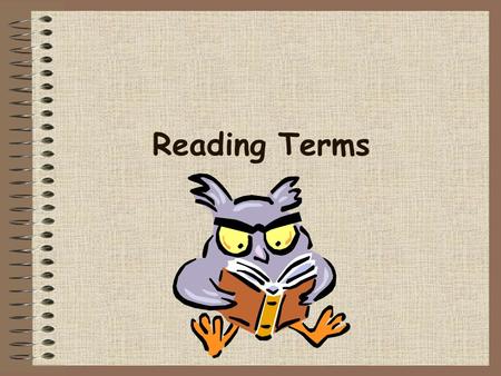 Reading Terms.