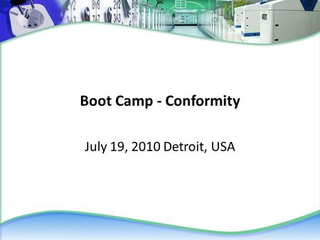 Boot Camp - Conformity July 19, 2010 Detroit, USA.
