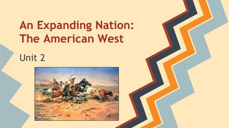 An Expanding Nation: The American West Unit 2. A. The Big Boom: Mining & Railroads 1. Discovery of Gold & Silver A) Led to an increase of prospectors.