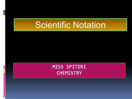 Miss Spiteri Chemistry
