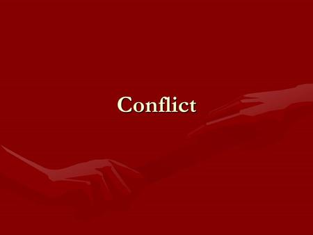 Conflict. Propels Story The plots of most stories centers around conflict. A conflict is a struggle between opposing forces. There are two main kinds.