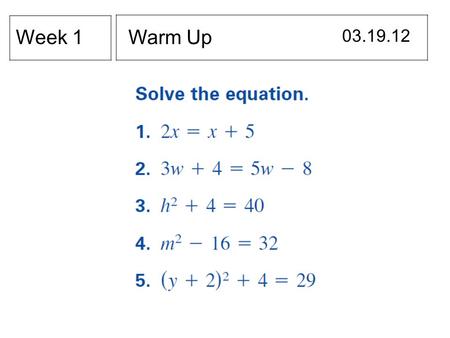 Warm Up 03.19.12 Week 1. Section 10.1 Day 1 I will identify segments and lines related to circles. Circle ⊙ p Circle P P.
