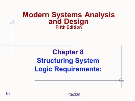 System analysis and design thesis chapter 2
