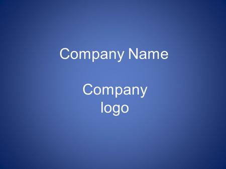 Company Name Company logo. WHO ARE WE One sentence elevator pitch.