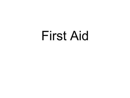 First Aid. Wounds and Bleeding 1. A wound is a break in the soft tissue of the body.