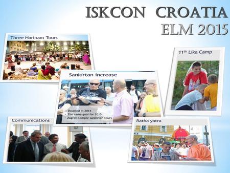 ISKCON CROATIA ELM 2015. Organizational Structure Legal organization – based on Croatian laws ISKCON Croatia: registred as religious community since 2003.
