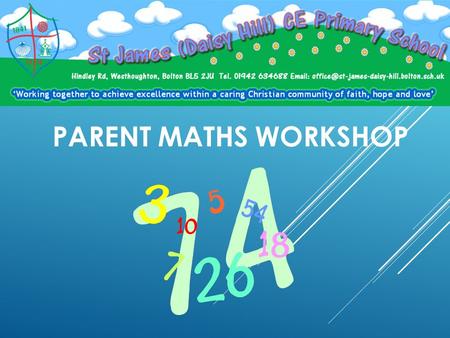Parent Maths Workshop.