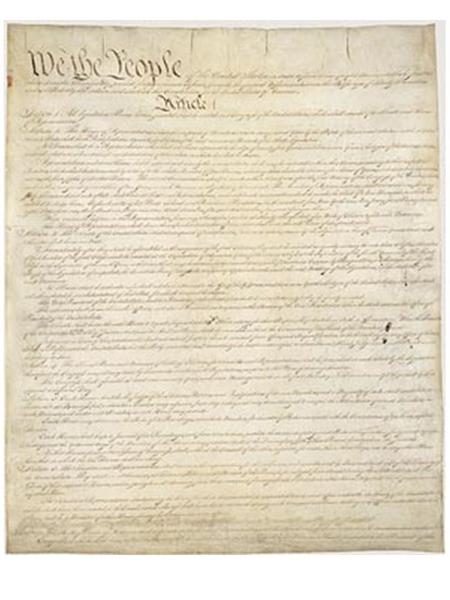 We the people, In order to form a more perfect union, Establish justice, insure domestic tranquility, Provide for the common defense, Promote the general.