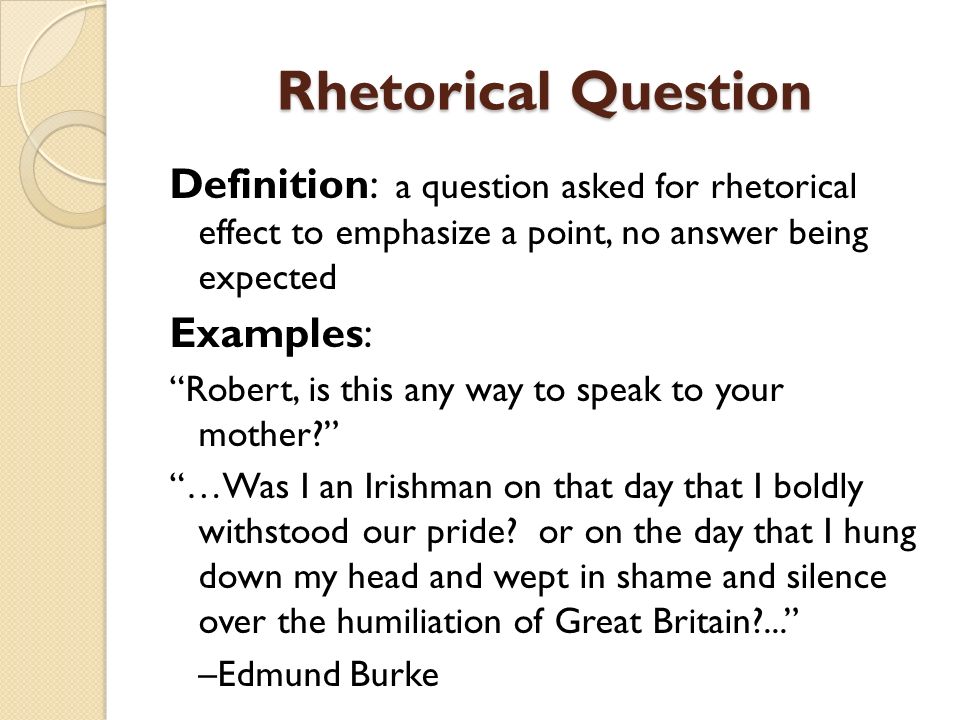 Rhetorical Question Essay Example - Rhetorical questions ...