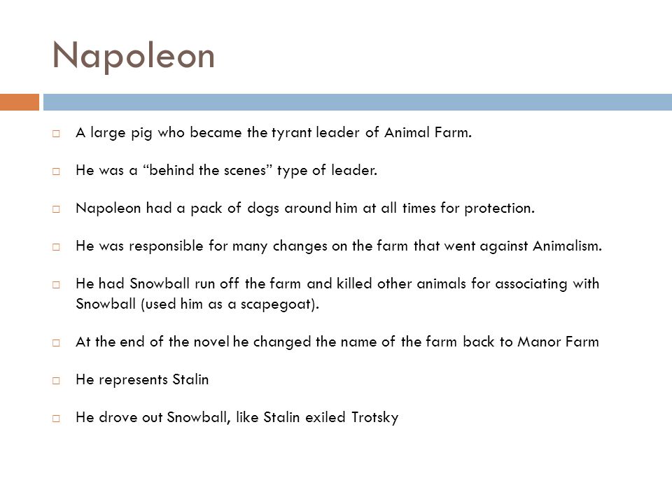 napoleon leadership style animal farm