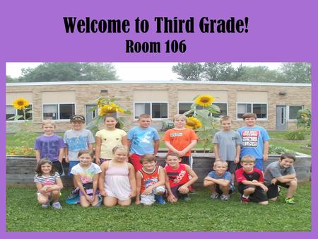 Welcome to Third Grade! Room 106. Sign In sheets: Parent-Teacher Conference Dates Contact Information Homeroom Parent Volunteer  Mrs. Reardon- Classroom.