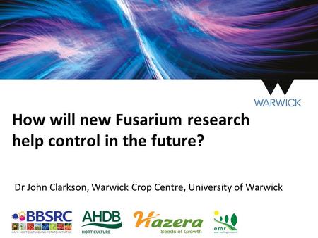 How will new Fusarium research help control in the future?