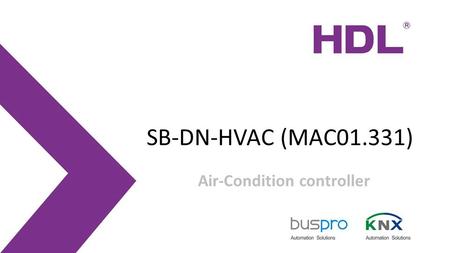 SB-DN-HVAC (MAC01.331) Air-Condition controller.