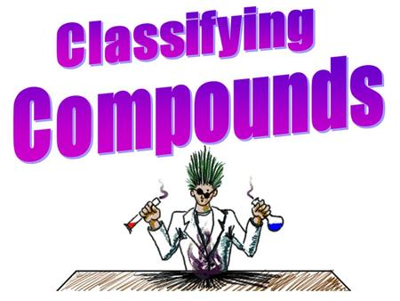 Classifying Compounds.