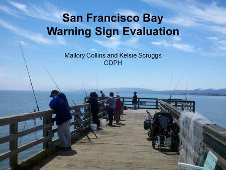 San Francisco Bay Warning Sign Evaluation Mallory Collins and Kelsie Scruggs CDPH.