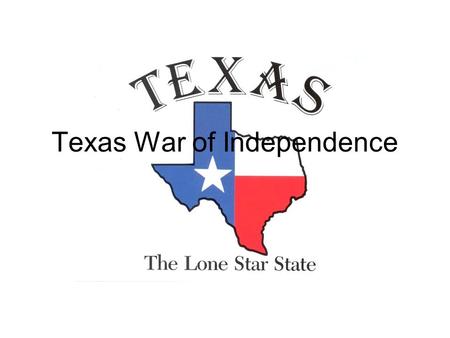 Texas War of Independence. American Westward Movement In order to get more land, Americans moved west into Texas territory. Stephen Austin received the.
