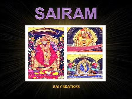 SAIRAM Sai Creations.