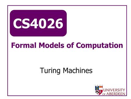Church turing thesis in automata