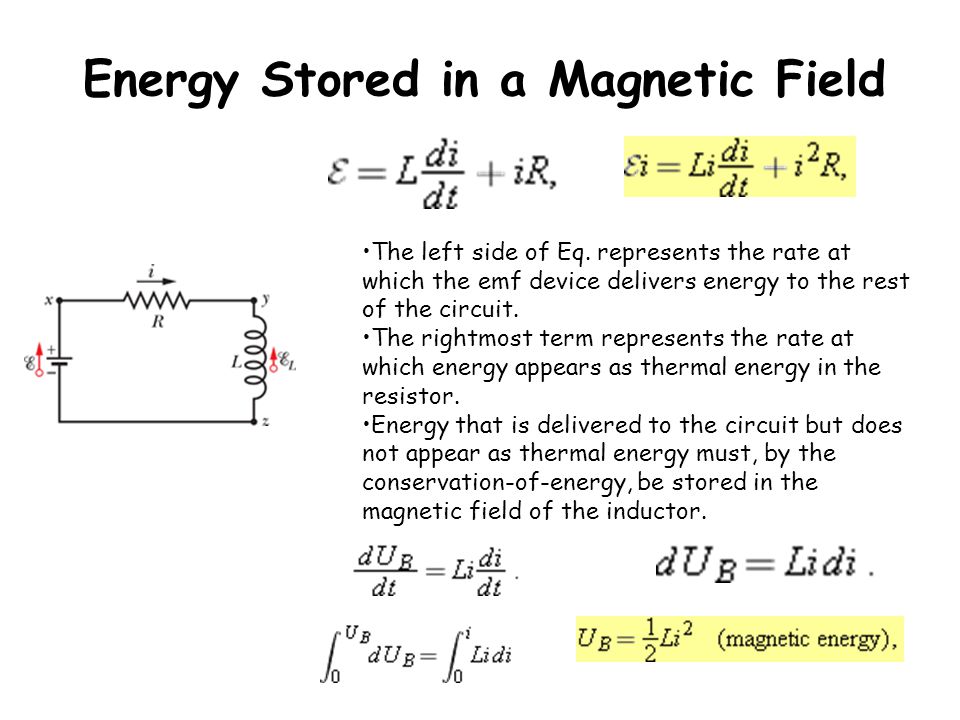 Energy Stored In Magnetic Field - Lessons - Blendspace