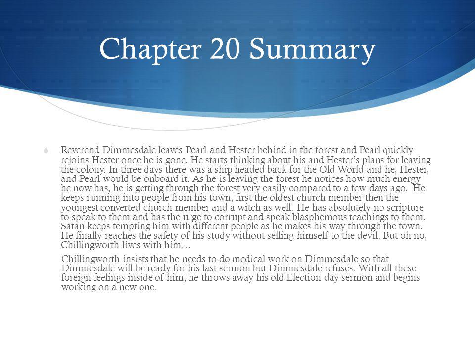scarlet letter chapter 20