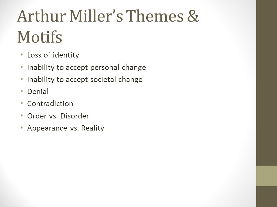 Death Of A Salesman Contrasts And Contradictions By Dean Paspalofski On Prezi